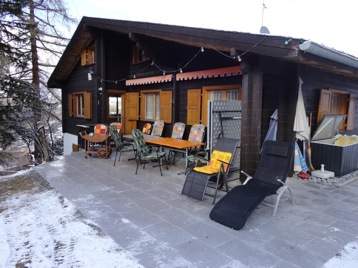 Chalet Sven & Marc Graechen, Niedergraechen Vallis Sankt Niklaus Exterior foto